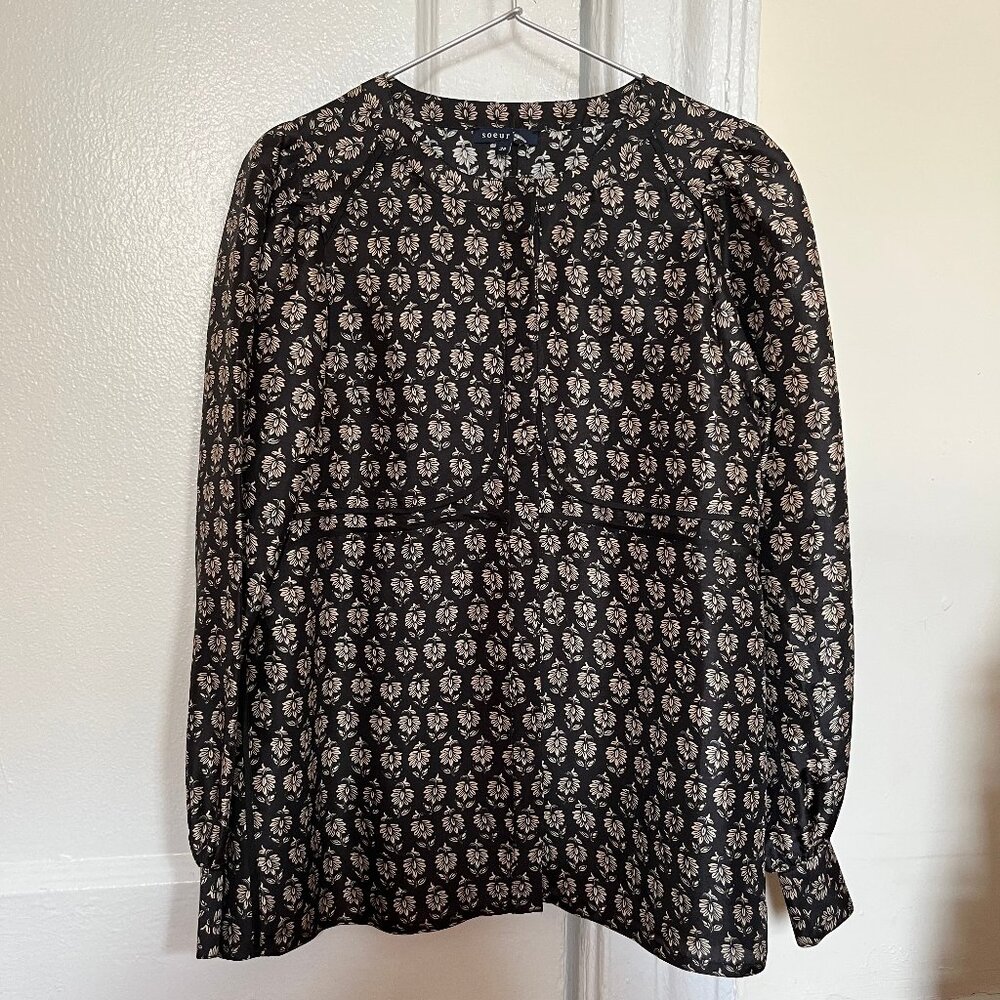 “Falbali” silk blouse/shirt by Soeur